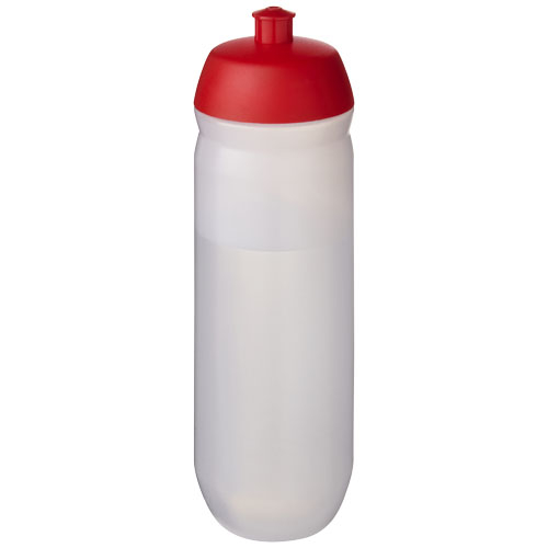 Gourde de sport personnalisable 750 ml HydroFlex™ Rouge et Blanc transparent